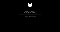 Desktop Screenshot of decanex.com