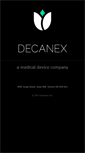 Mobile Screenshot of decanex.com